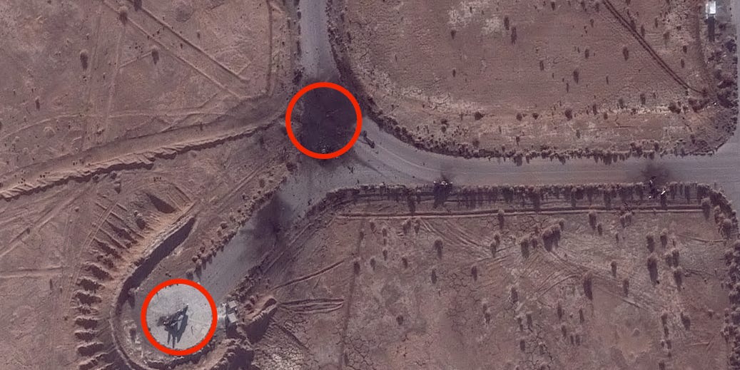Satellite Images Show Strikes Turning Iran’s Vintage F-14s Into Wrecks
