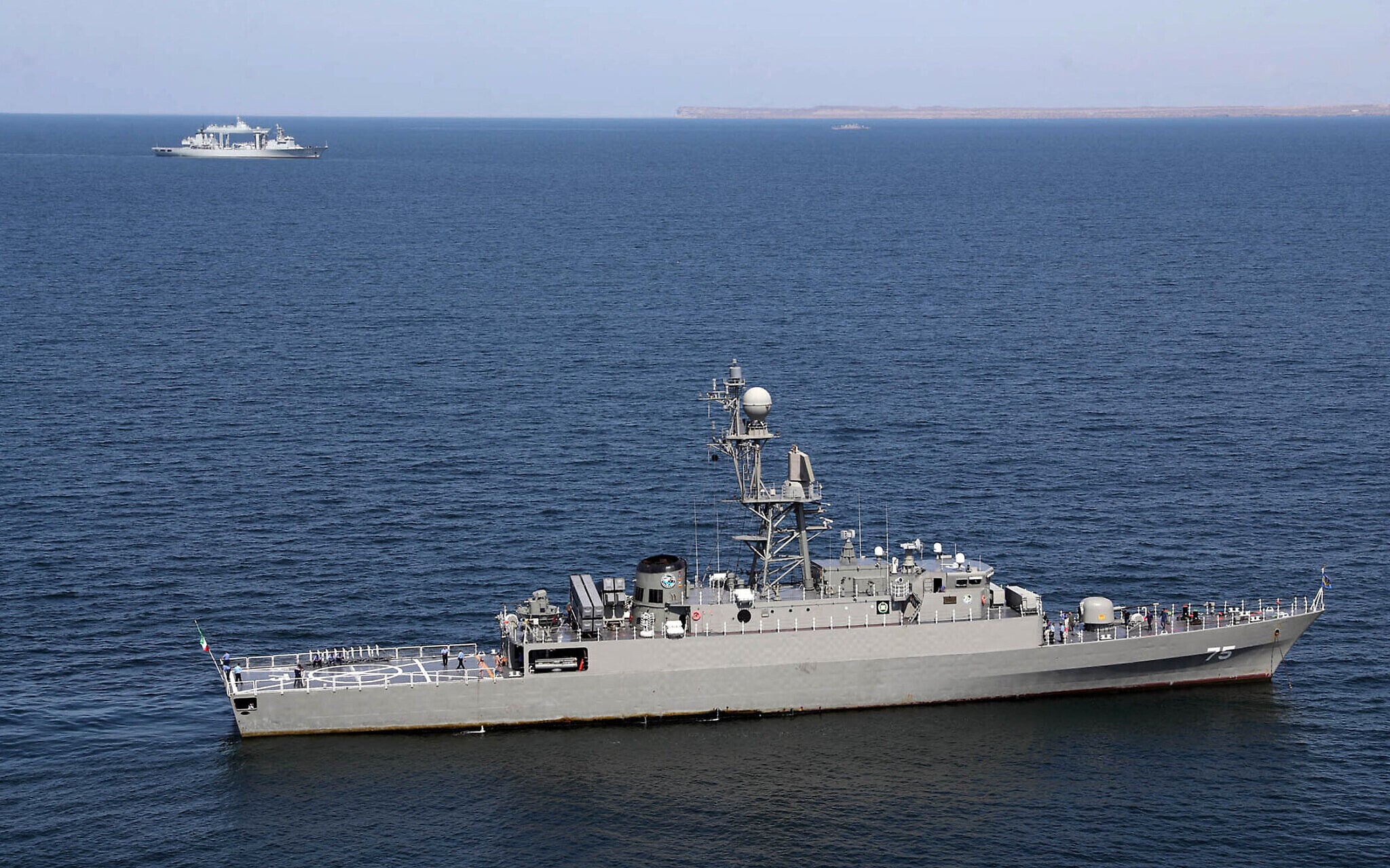 Iranian warship was returning from naval exercises hosted by India when hit by US torpedo