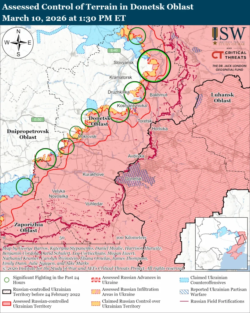 ISW: Ukraine’s two-drive advance in Dnipropetrovsk Oblast was designed to push Russia out and pre-empt its spring offensive — and has liberated over 400 km²