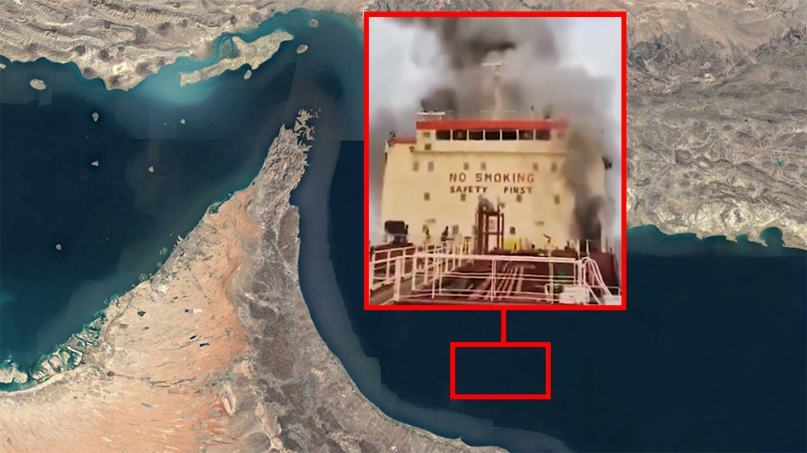 Iranian Kamikaze Drone Boat Makes First Successful Strike Of War