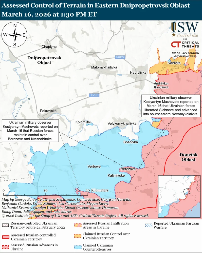 Ukraine’s counterattacks in Dnipropetrovsk Oblast are burning Russia’s operational reserves — ISW says Russia’s spring offensive may be spoiled