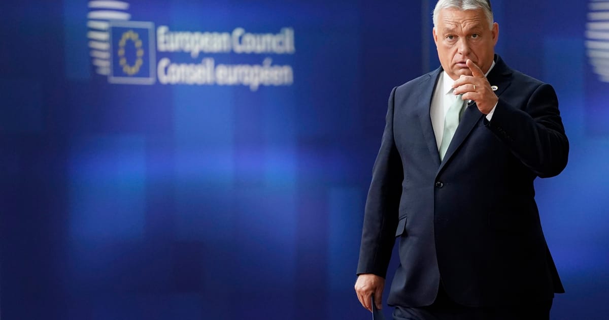 EU hopes Druzhba pipeline deal allows Orbán to back Ukraine loan – POLITICO