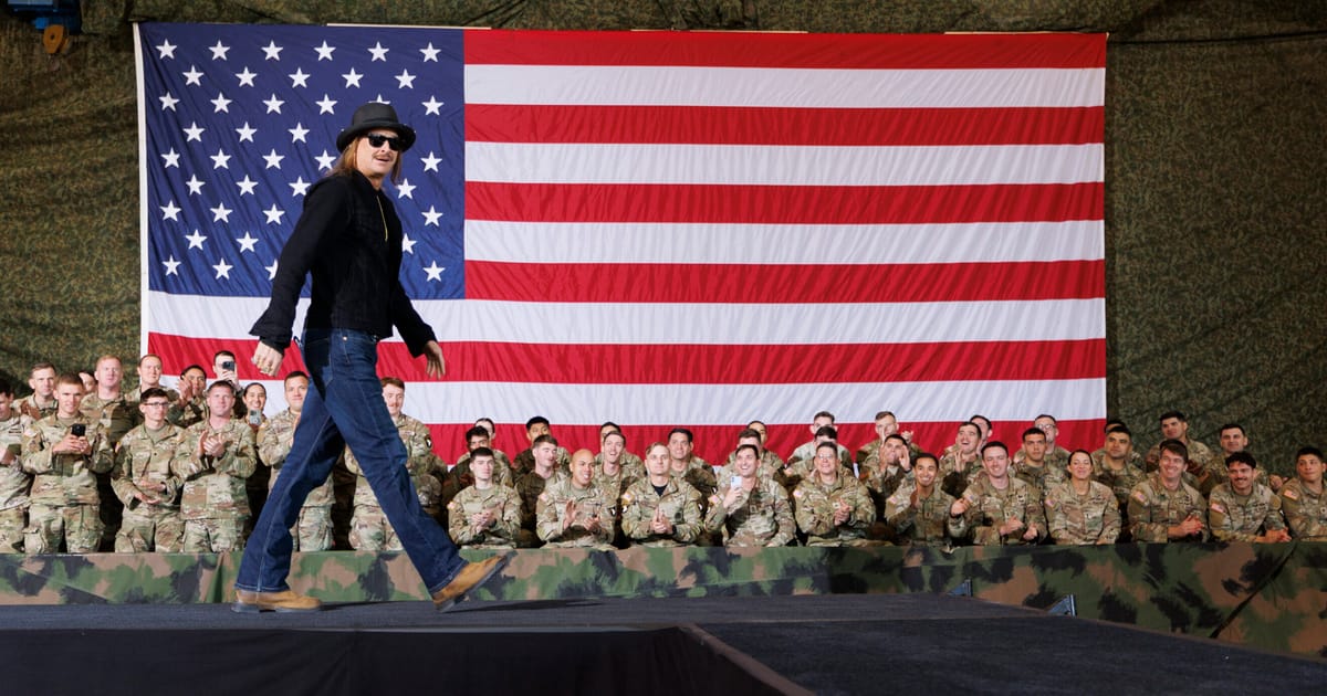 US Army probes video of Apache helicopter at Kid Rock’s home – POLITICO
