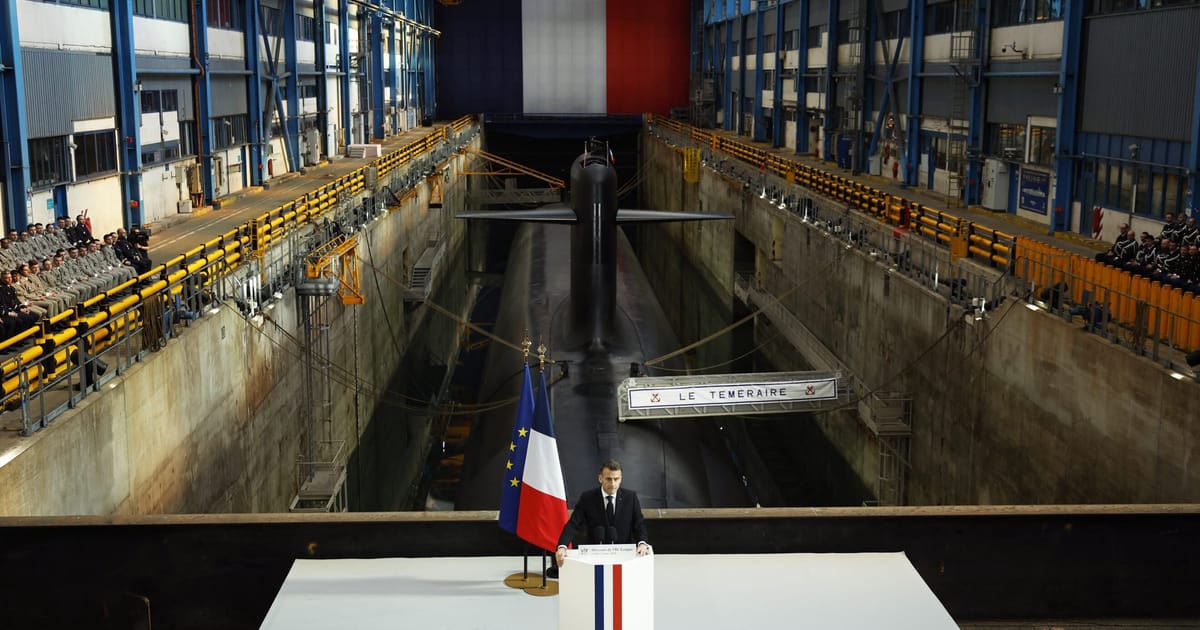 Macron announces ‘indispensable’ increase in French nuclear warheads – POLITICO