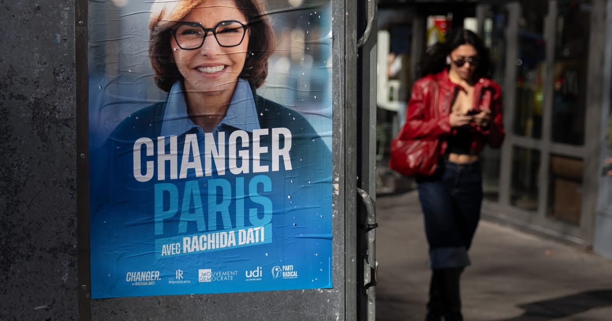 Rachida Dati aims to end Paris’ 25-year run of left-wing mayors – POLITICO