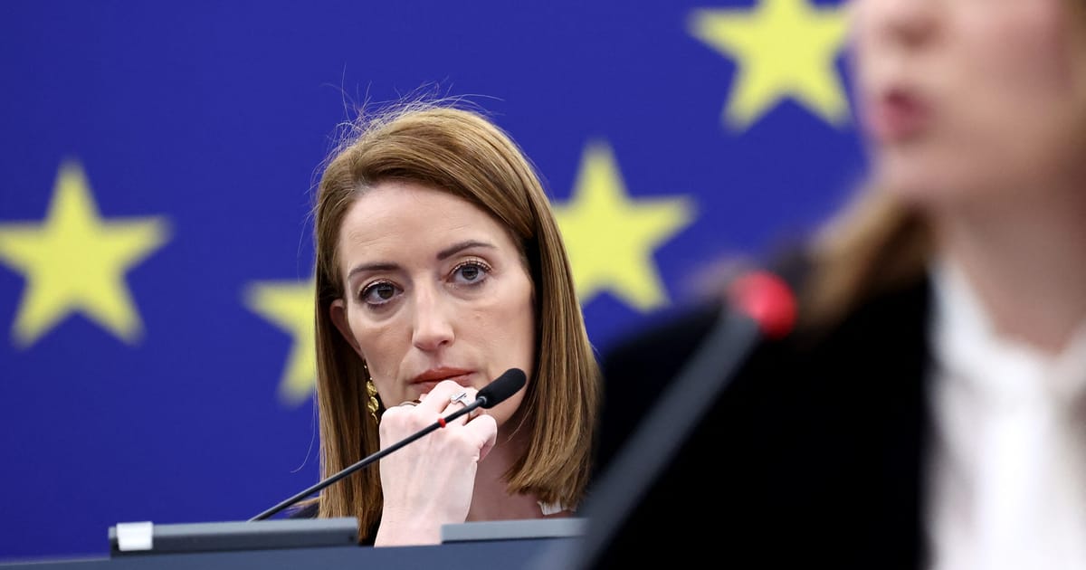 Far right says EU Parliament chief Metsola broke deal on minute of silence for slain French activist – POLITICO