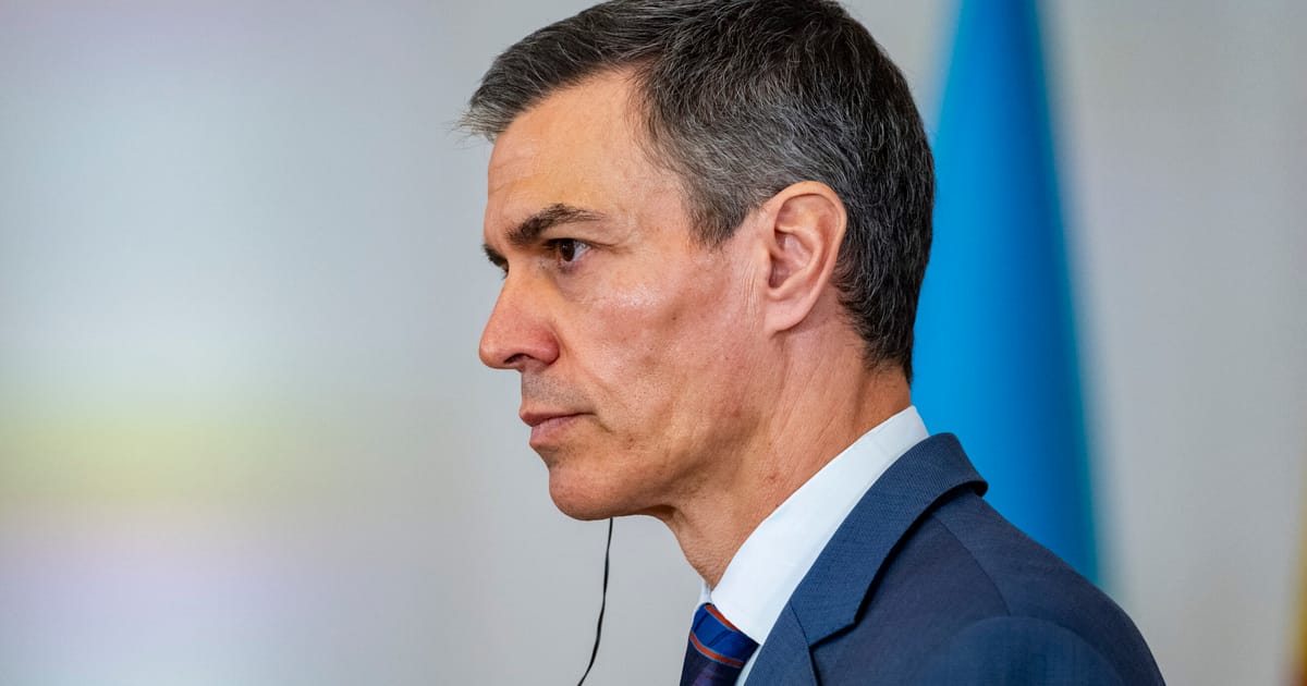 Spain takes victory lap as EU coalesces around Sánchez’s anti-war position – POLITICO