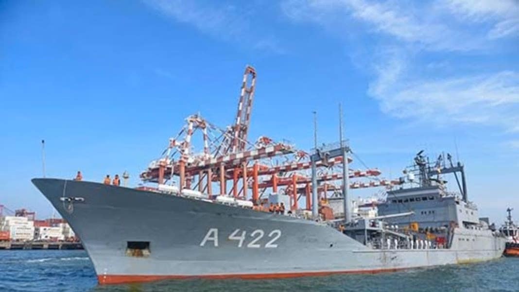 Sri Lanka Takes Charge of Iranian Naval Auxiliary Ship IRINS Bushehr