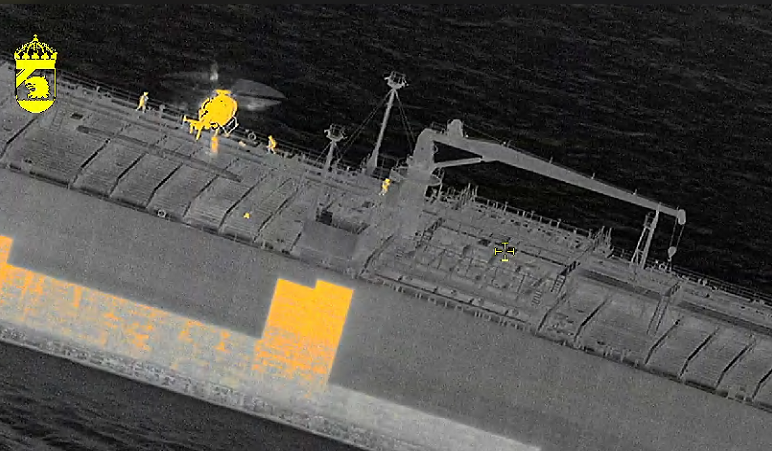 Sweden boards Russian shadow fleet tanker heading for Russian port under suspected false flag