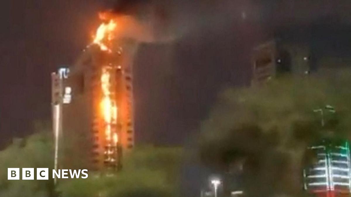 Huge fire engulfs Kuwait City tower as Trump accuses Starmer of seeking to 'join wars after we've already won' – BBC