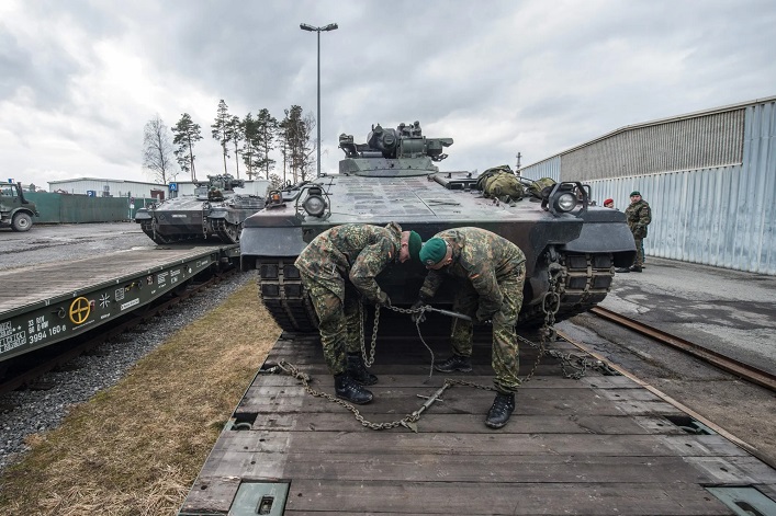 Germany eases arms export rules to Ukraine.
