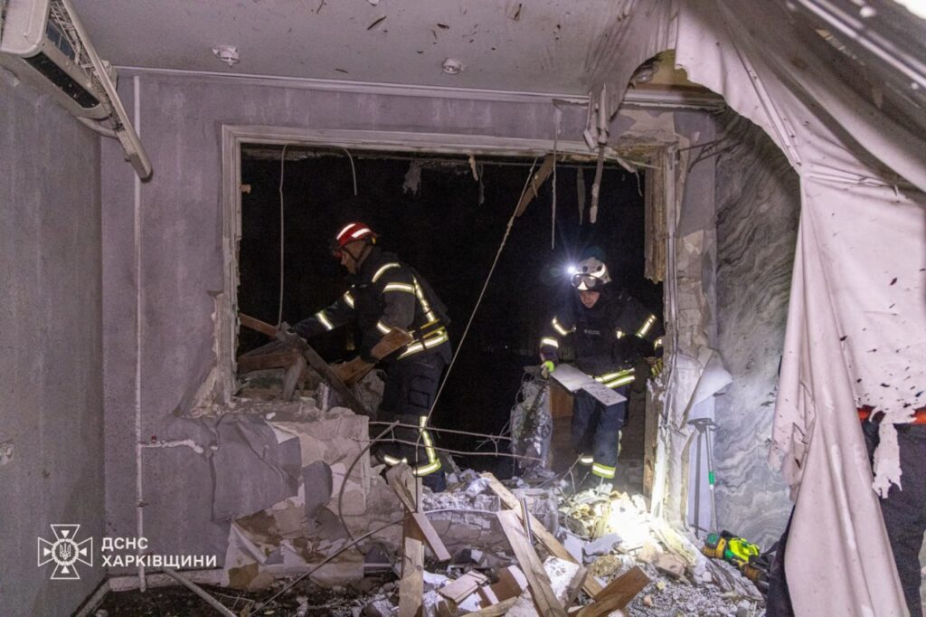 Russia hits Kharkiv apartment block twice in one hour — rocket first, then shahed