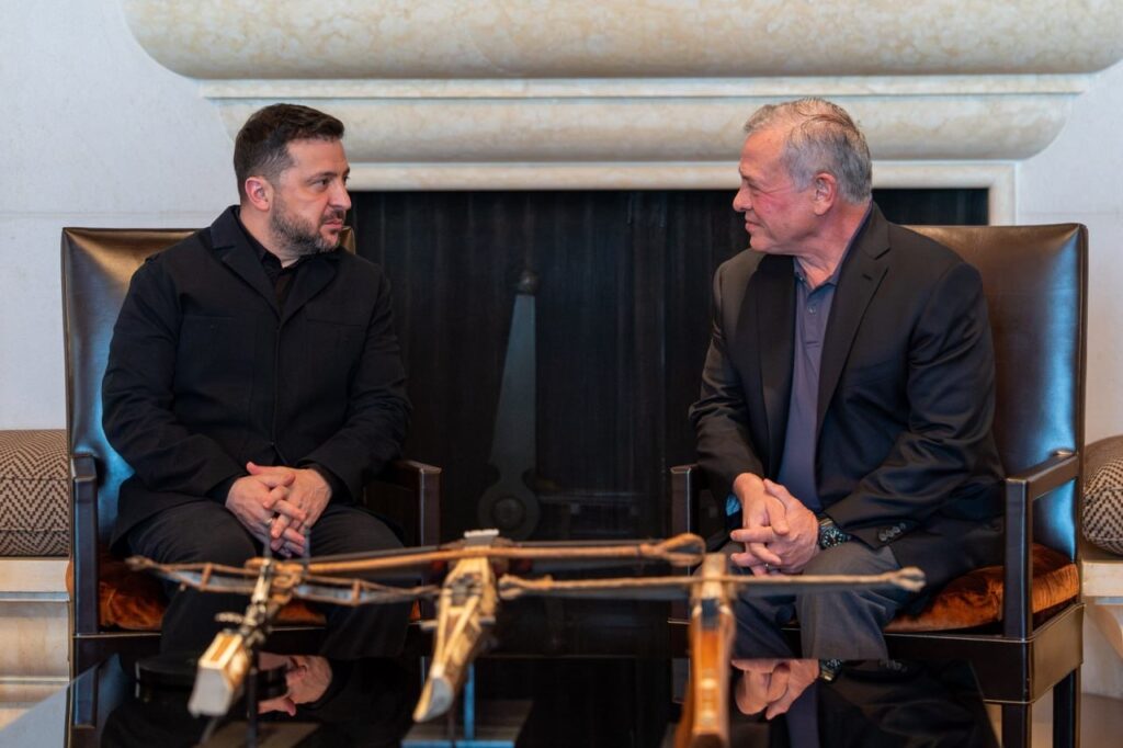 Zelenskyy meets Jordan’s king to discuss security partnership – the same Shaheds that hit Kyiv are now hitting Amman’s neighbors
