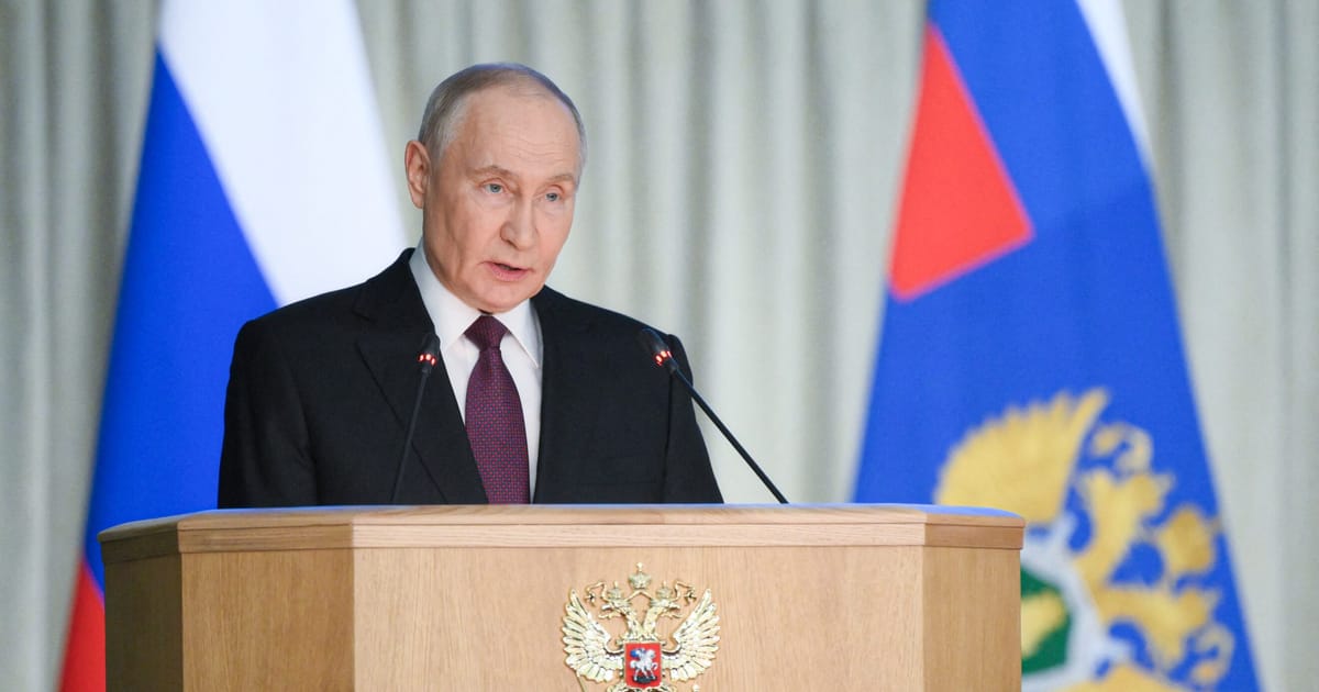 Putin offers to stop sharing intel with Iran if US cuts off Ukraine – POLITICO