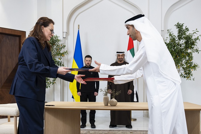 Trade liberalization and investment promotion: The president approves the Ukraine-UAE Comprehensive Economic Partnership Agreement.