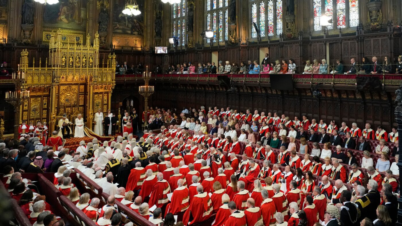Britain’s Parliament boots last hereditary Lords after 700 years : NPR