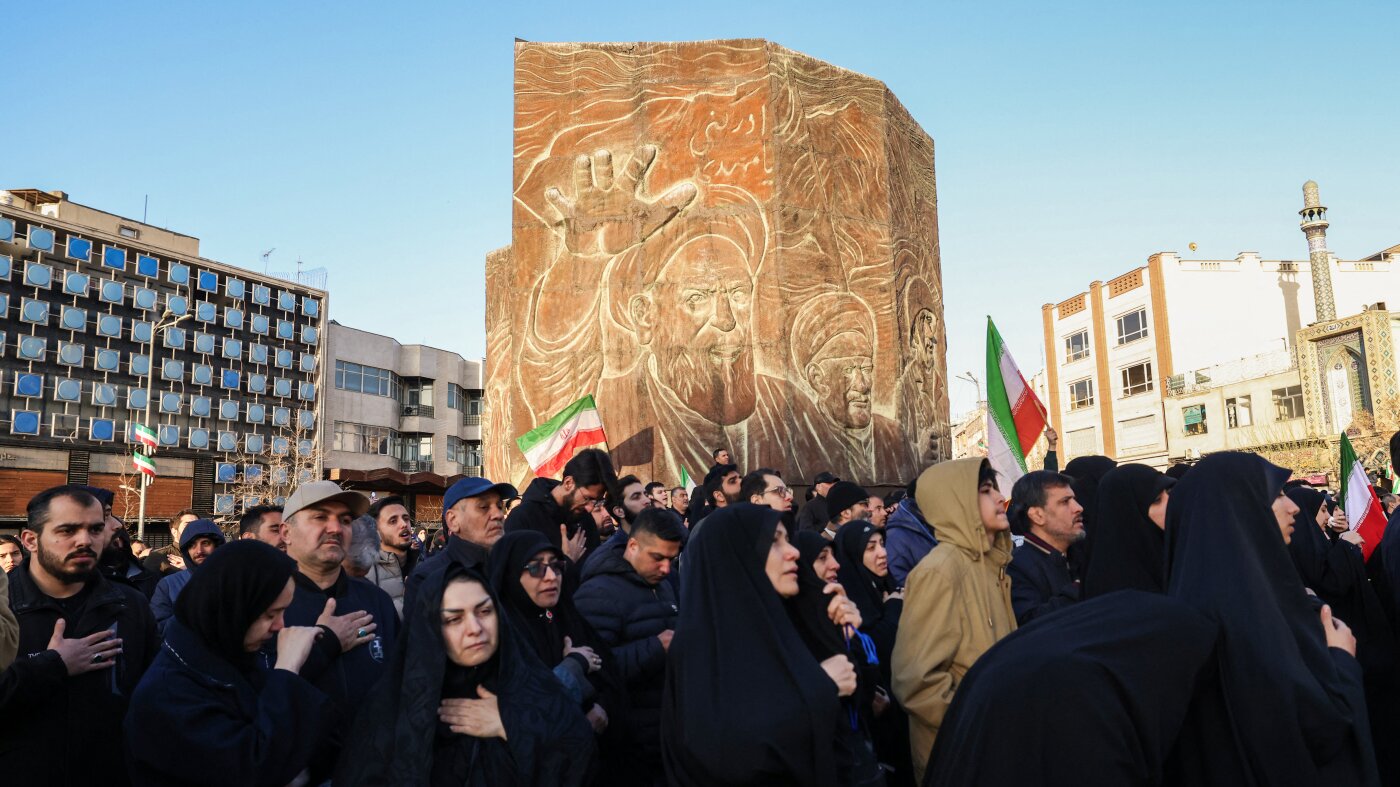 Reactions from Iran, Israel, Bahrain after strikes : NPR