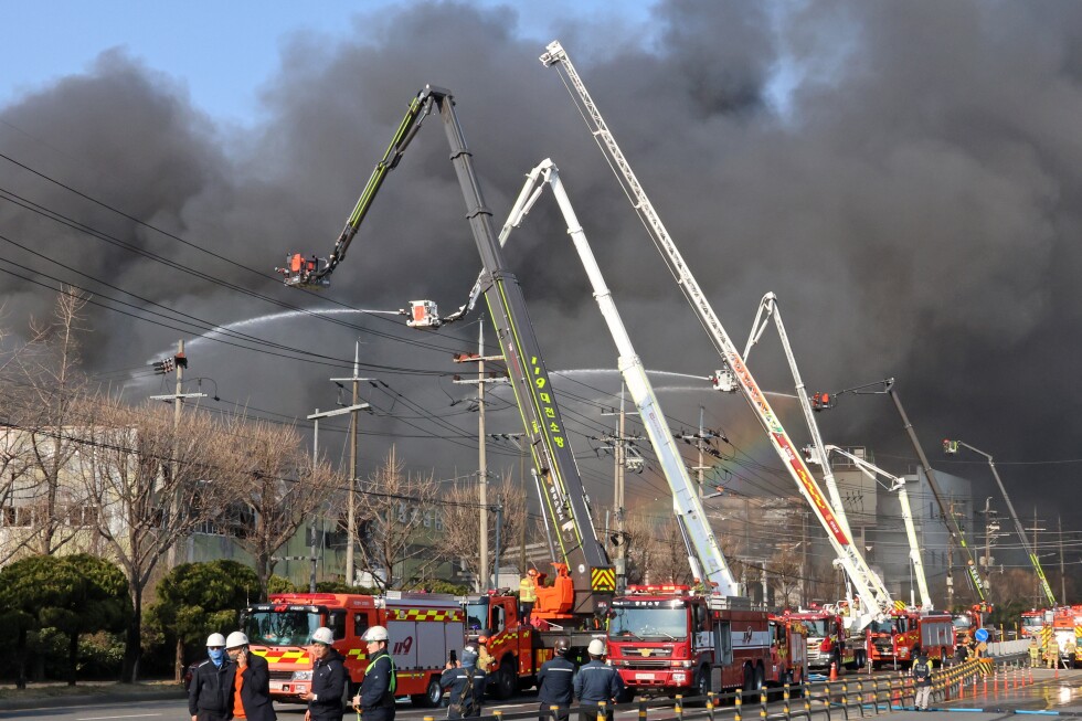 14 confirmed dead in fire at South Korean auto parts plant