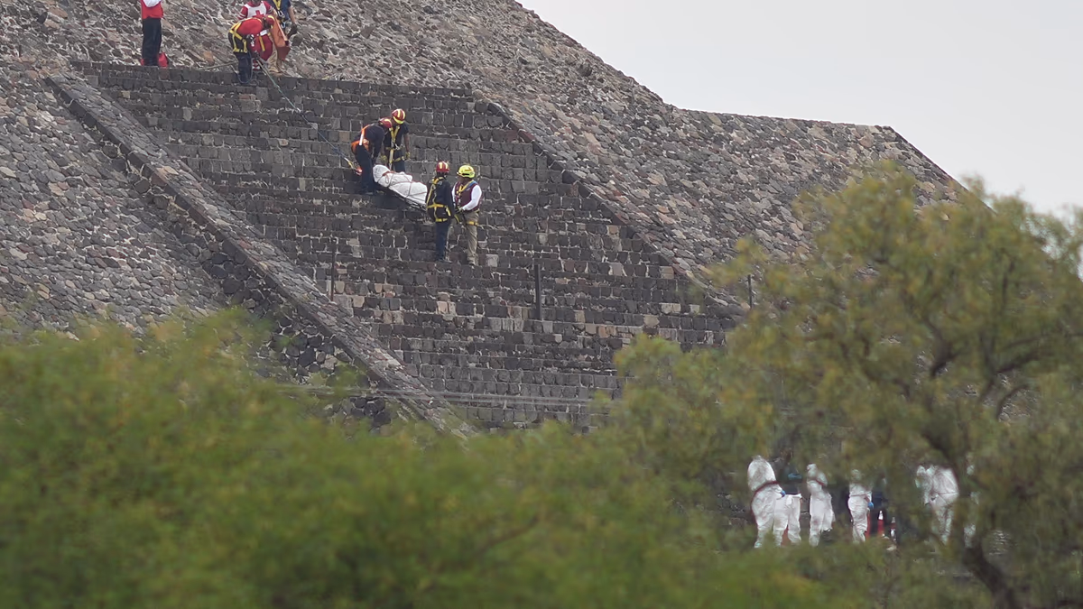 Video. Mexico City: Video shows armed man shooting at tourists at Teotihuacán pyramids