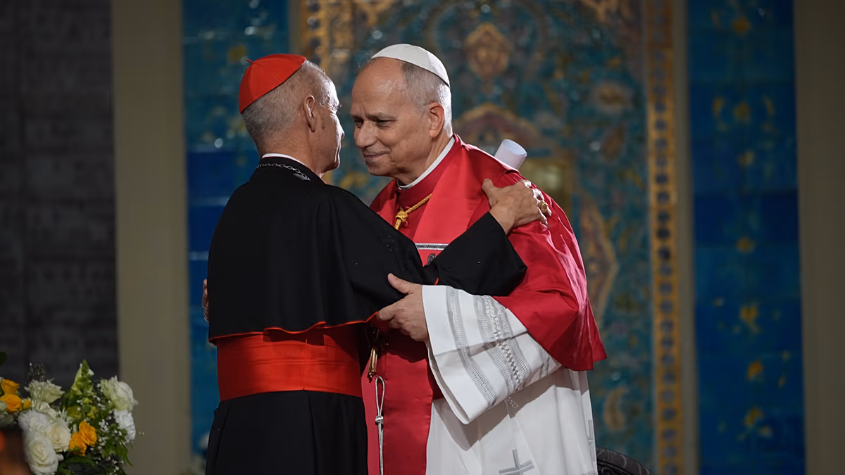 Video. Pope Leo XIV celebrates historic Mass at rain‑soaked Basilica in Algiers