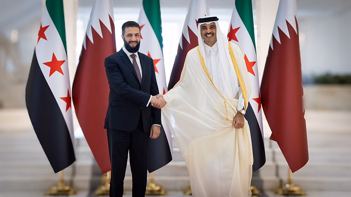 Syria’s president arrives in Qatar for talks after Saudi Arabia visit