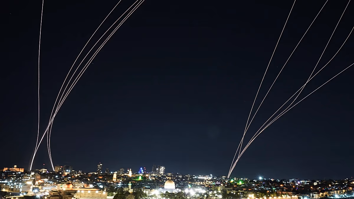 Iran launches biggest salvo of missiles in three weeks at Israel, military officials say