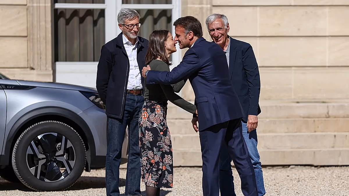 Macron greets French pair back in Paris after ‘terrible’ three-year ordeal in Iran