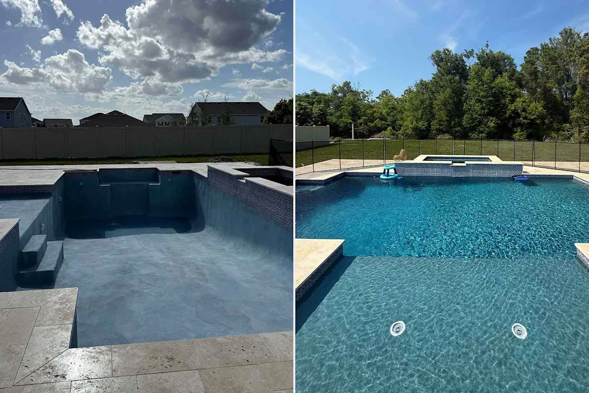 Family Is Quoted $2.5K to Fill Up Their 16,500-Gallon Pool. So They Use Garden Hoses to Do It Themselves (Exclusive)