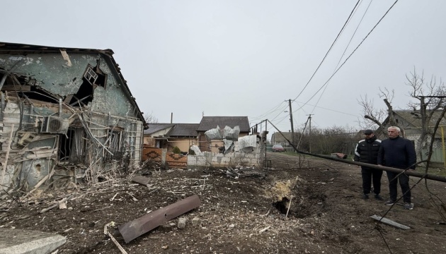 Civilian infrastructure and high-rise buildings damaged in Chornomorsk due to Russian attack