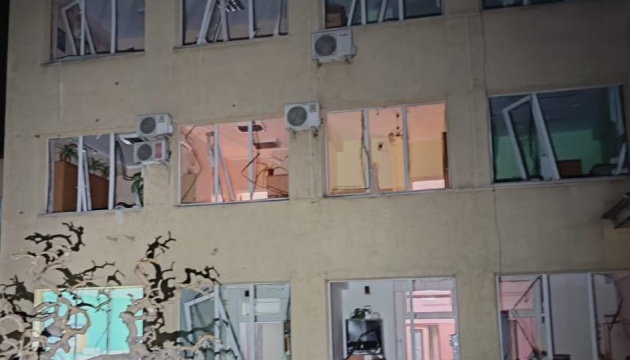 Port equipment and homes damaged, nature reserve on fire