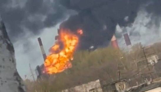 Oil refinery on fire in Syzran, Russia – CCD
