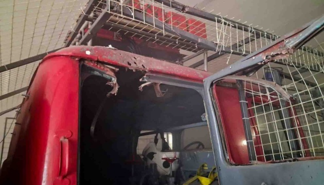 Russian forces strike fire station in Sumy region again