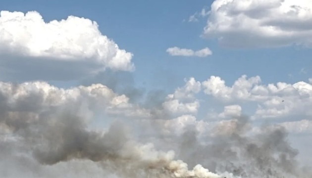 Market, industrial zone were hit