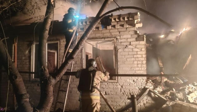 Enemy launches nearly 20 shelling attacks on three districts in Dnipro region since evening