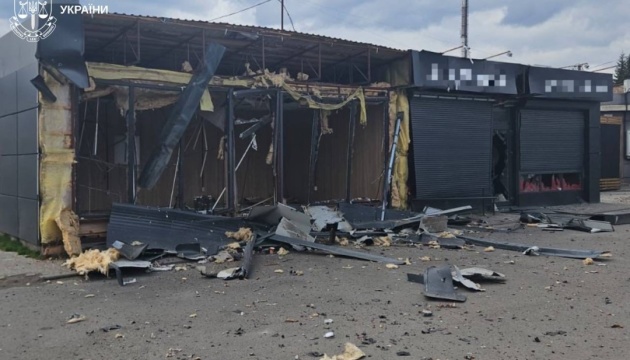 Russians strike Bohodukhiv in Kharkiv region again, two people wounded