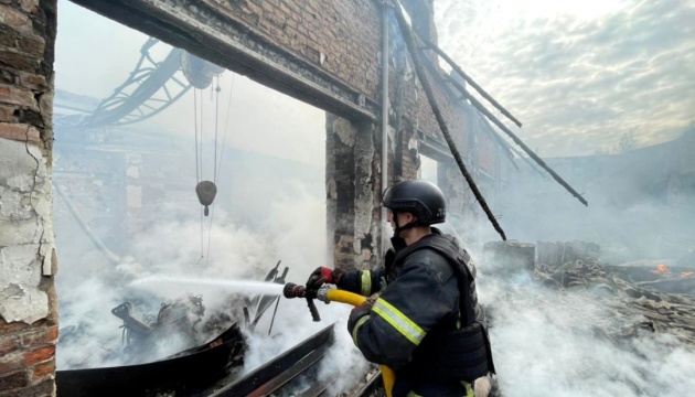 Russian drones hit agricultural enterprise in Chernihiv region
