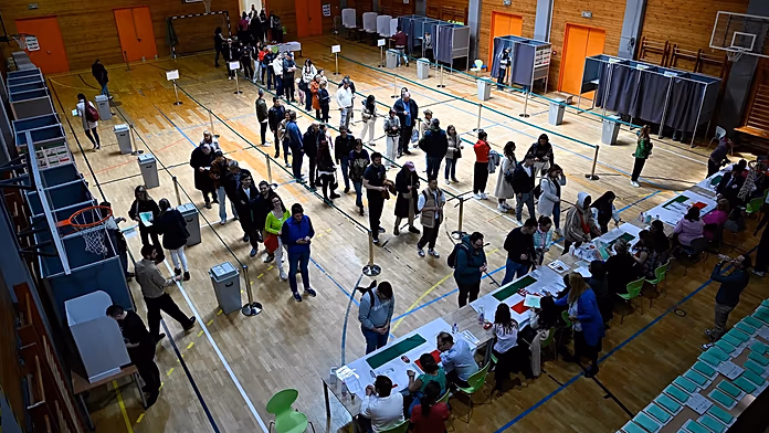 Record turnout as close of polls nears in Hungary's most consequential election in decades