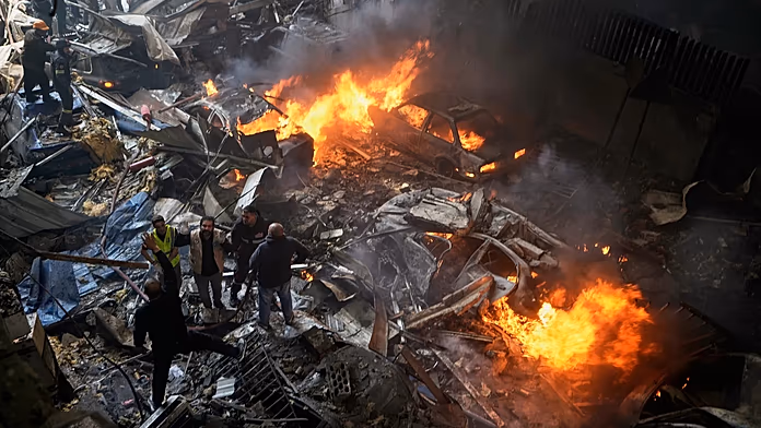 Israel strikes Beirut without warning, saying Iran ceasefire does not apply to Lebanon