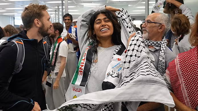 French MEP Rima Hassan in French police custody over alleged apology for terrorism