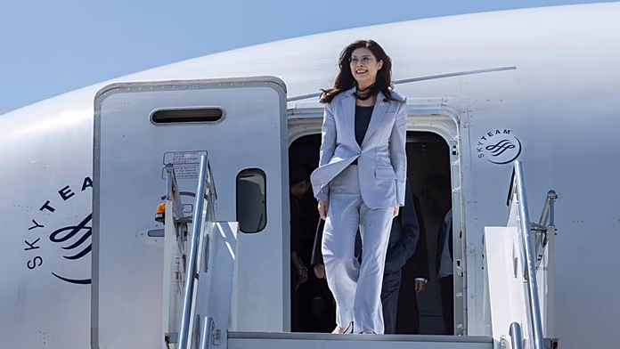 Taiwan opposition leader makes rare visit to China in 'journey for peace'