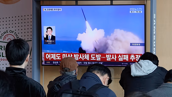 North Korea launches ballistic missiles after declaring South 'most hostile enemy'
