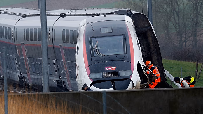 French TGV train collides with a truck, killing one and injuring 27