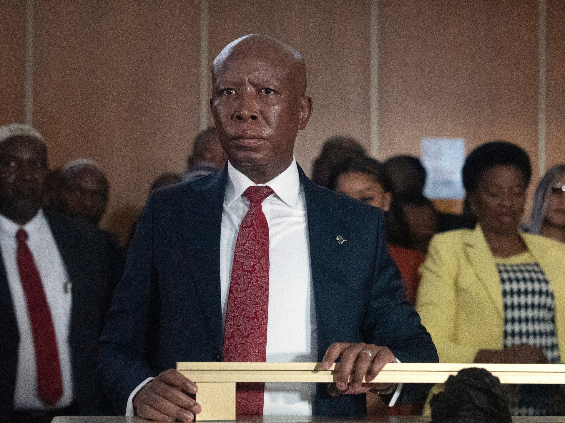 South African politician Julius Malema sentenced to prison for firing gun | Courts News