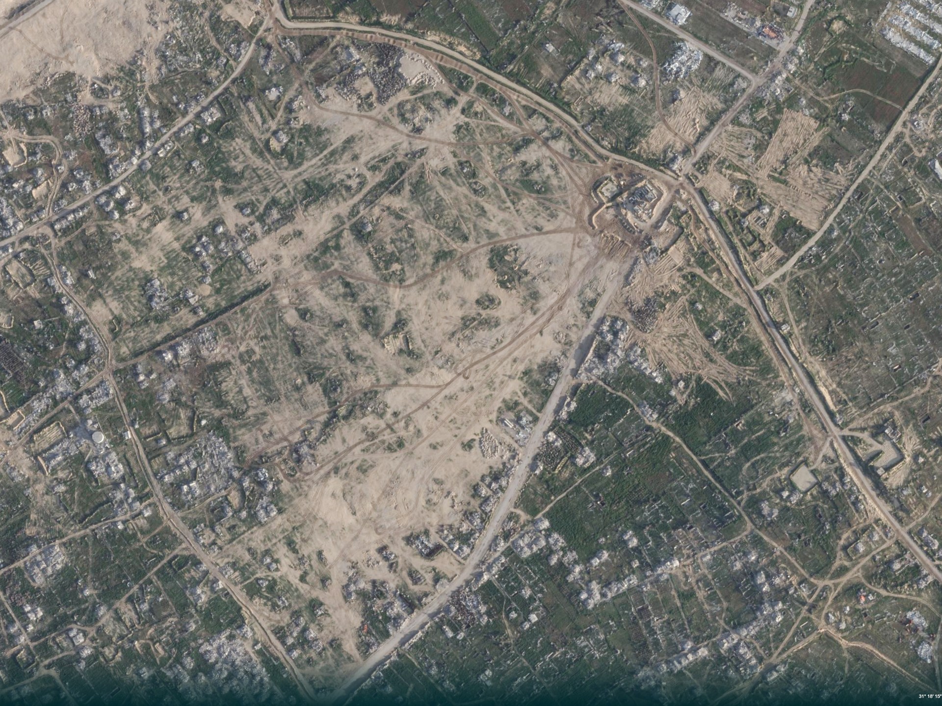 Satellite images reveal Israel expanding Gaza military sites | Gaza News