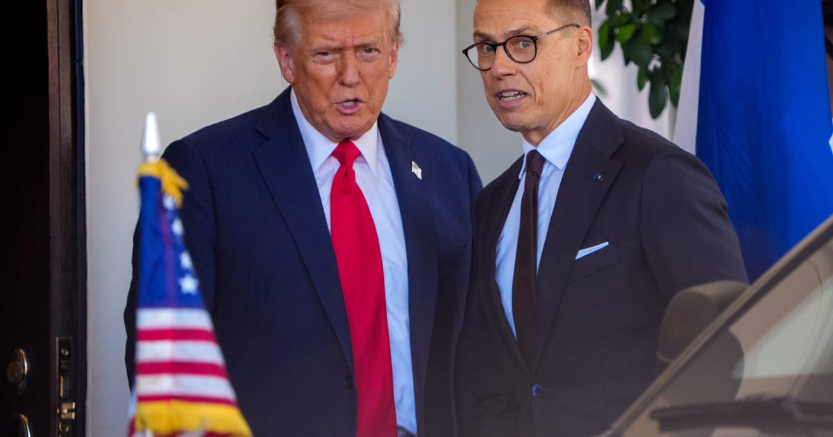 Trump, Stubb had ‘constructive’ NATO talk with alliance’s future in the balance – POLITICO