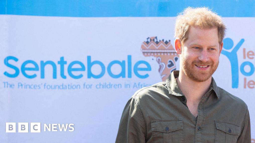 Prince Harry sued for defamation by charity Sentebale he co-founded – BBC