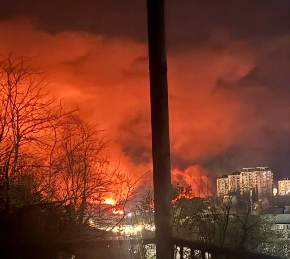 Ukrainian drone strikes turn major Russian oil refinery into ‘volcano’ along the Black Sea