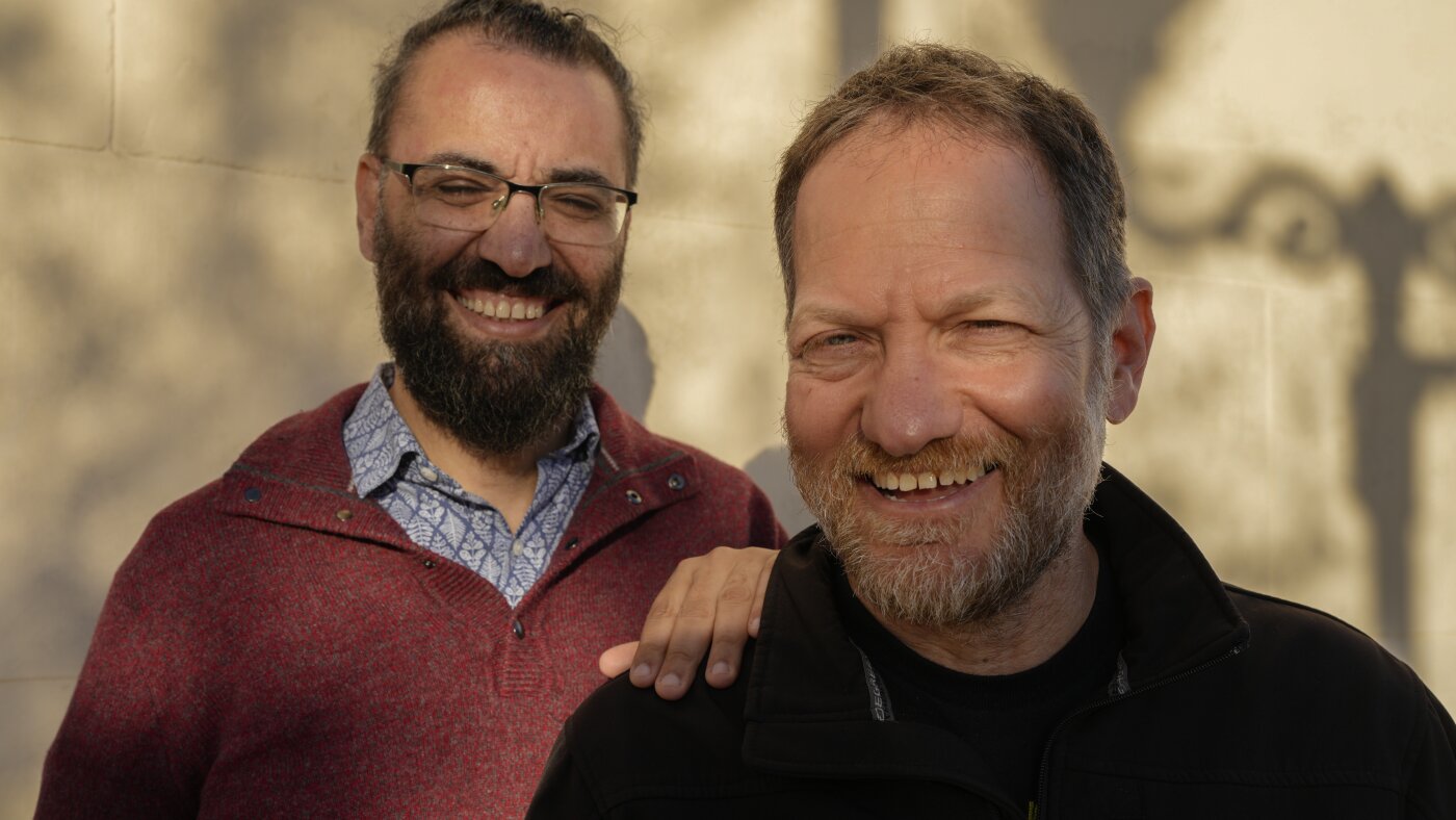 An Israeli and a Palestinian work together for Mideast peace : NPR