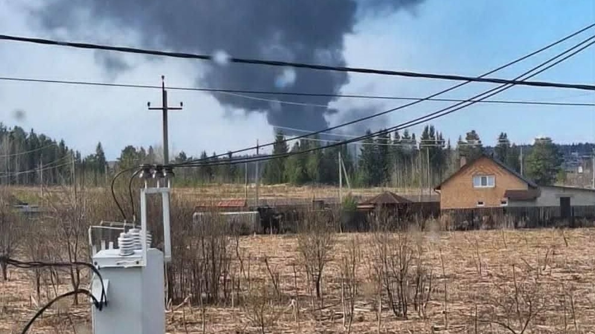 Russian oil pumping station near Perm hit