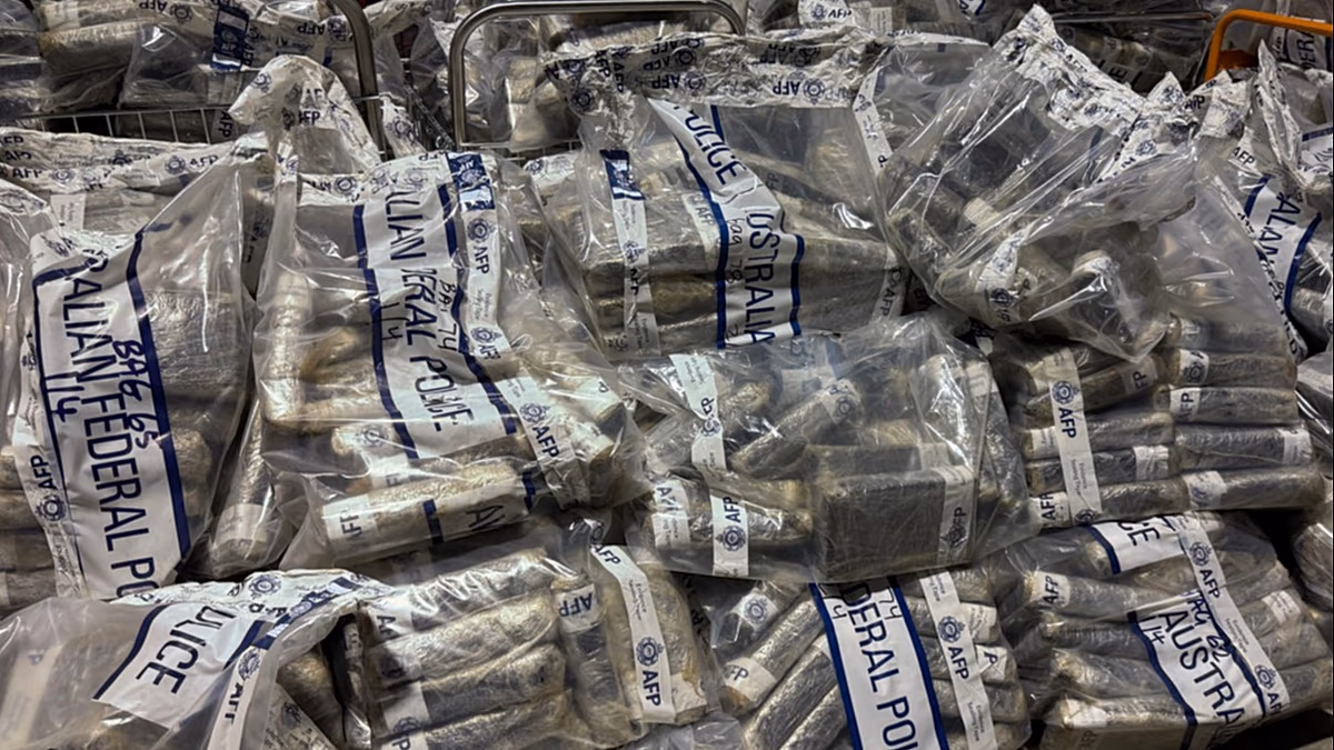 Australian police seize nearly 3 tonnes of cocaine in what has become the largest bust on record